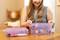 Everything Mary Purple Stackable Storage Container